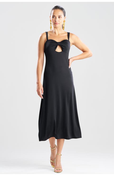 Solid Jersey Maxi Dress