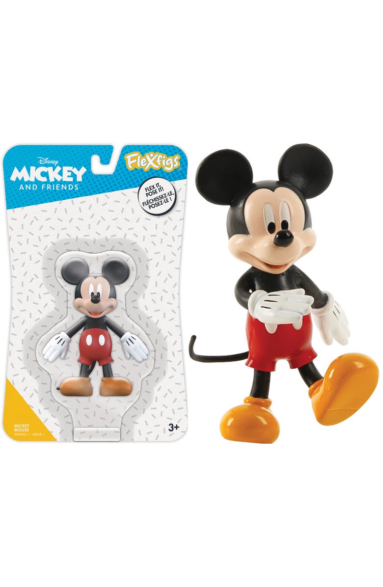 FleXfigs Mickey & Minnie 2 Character Pack Articulated Action Figures,3+, Alternate, color, 