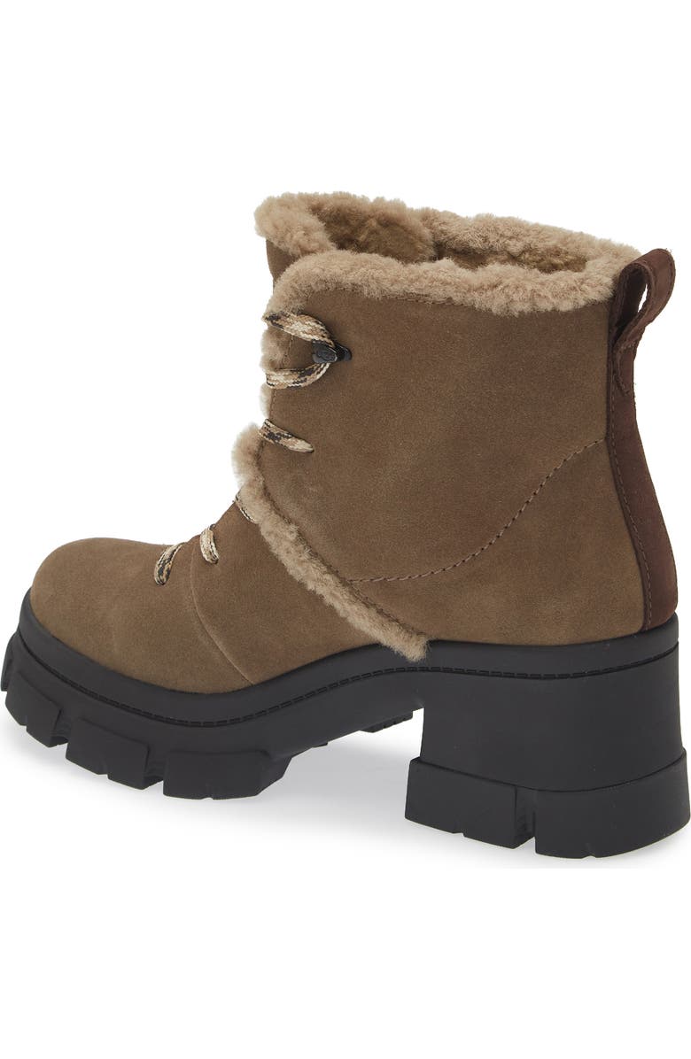 UGG<sup>®</sup> Brooklyn Water Resistant Hiker Boot with Genuine Shearling Trim, Alternate, color,