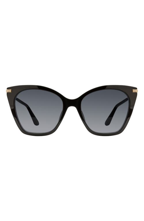 Stuart Weitzman 56mm Gradient Cat Eye Sunglasses
