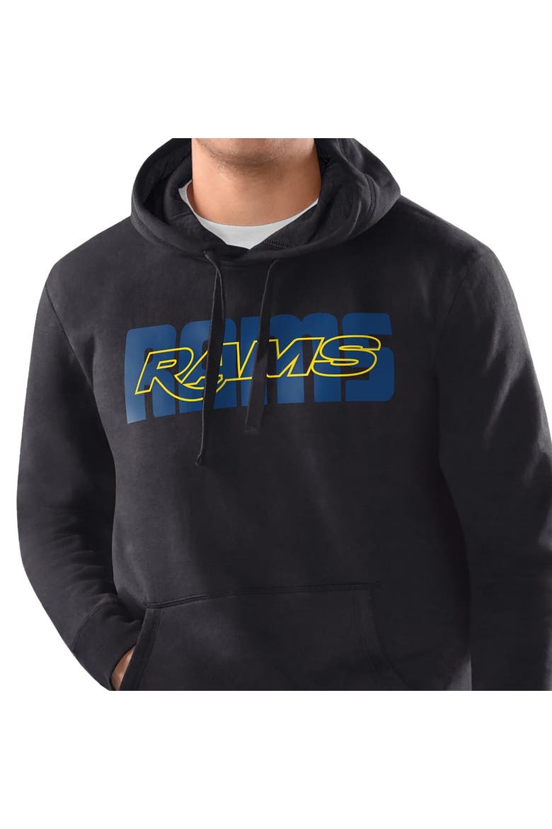 Men's Starter  Black Los Angeles Rams Rookie Hoodie, Alternate, color, Black