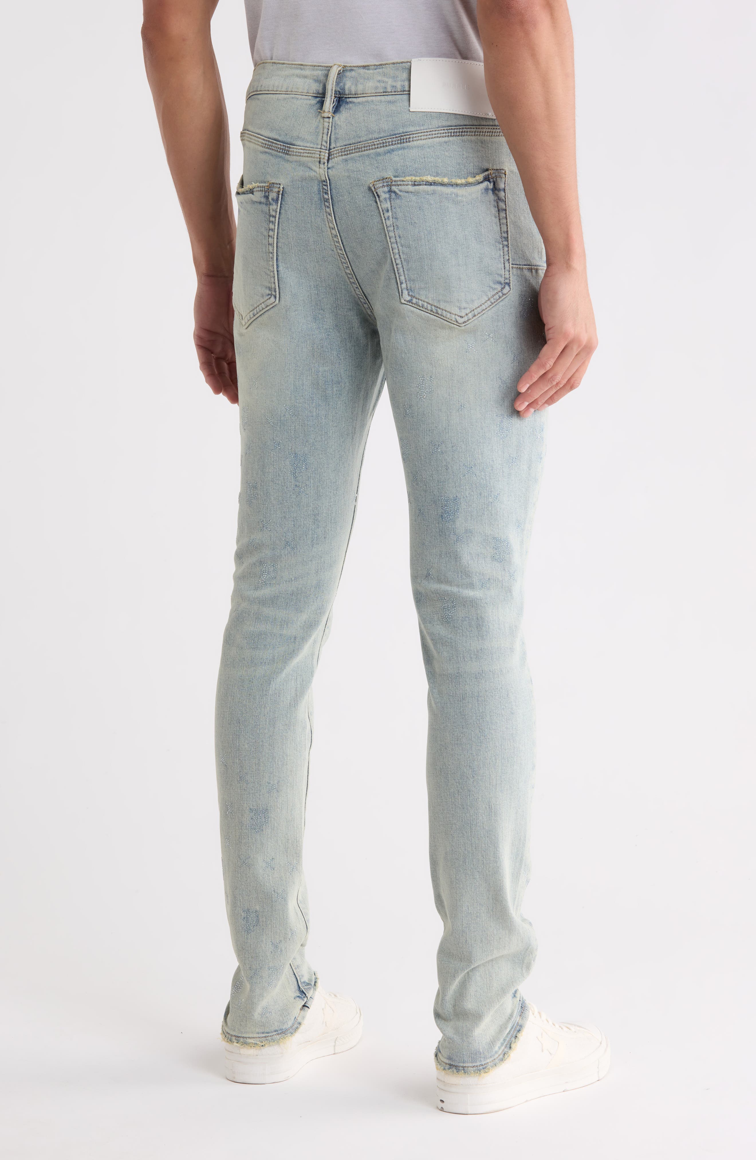 PURPLE BRAND Albus Crystal Monogram Jeans (Men) | Nordstromrack