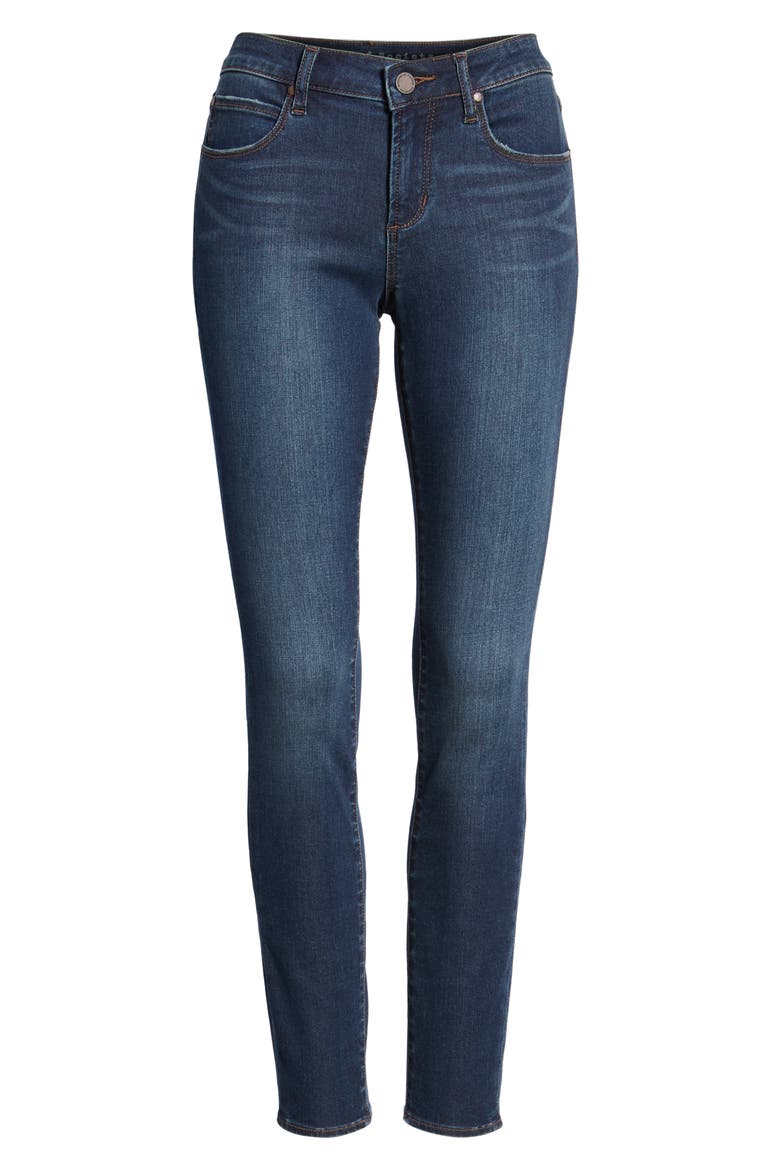 Sarah Skinny Jeans, Alternate, color, SILVER LAKE