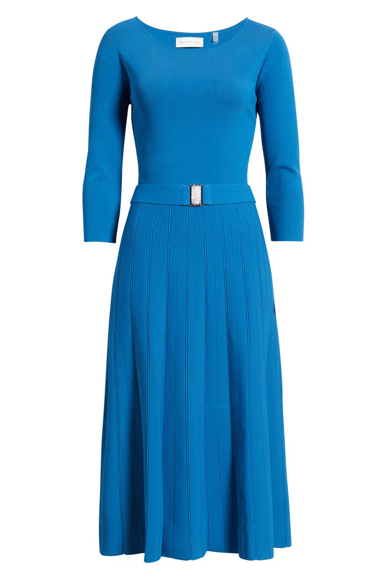 The Sumner Sweater Dress, Alternate, color, BLUE PALACE