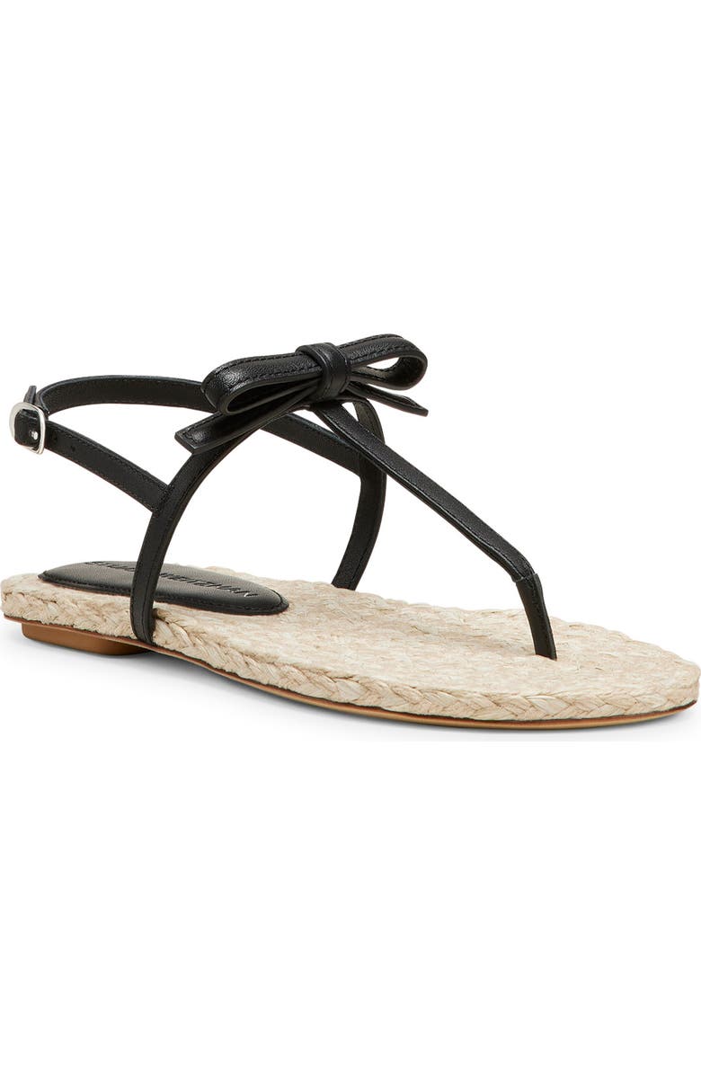 Stuart Weitzman Felicity Slingback Espadrille Sandal, Main, color, Black/Natural