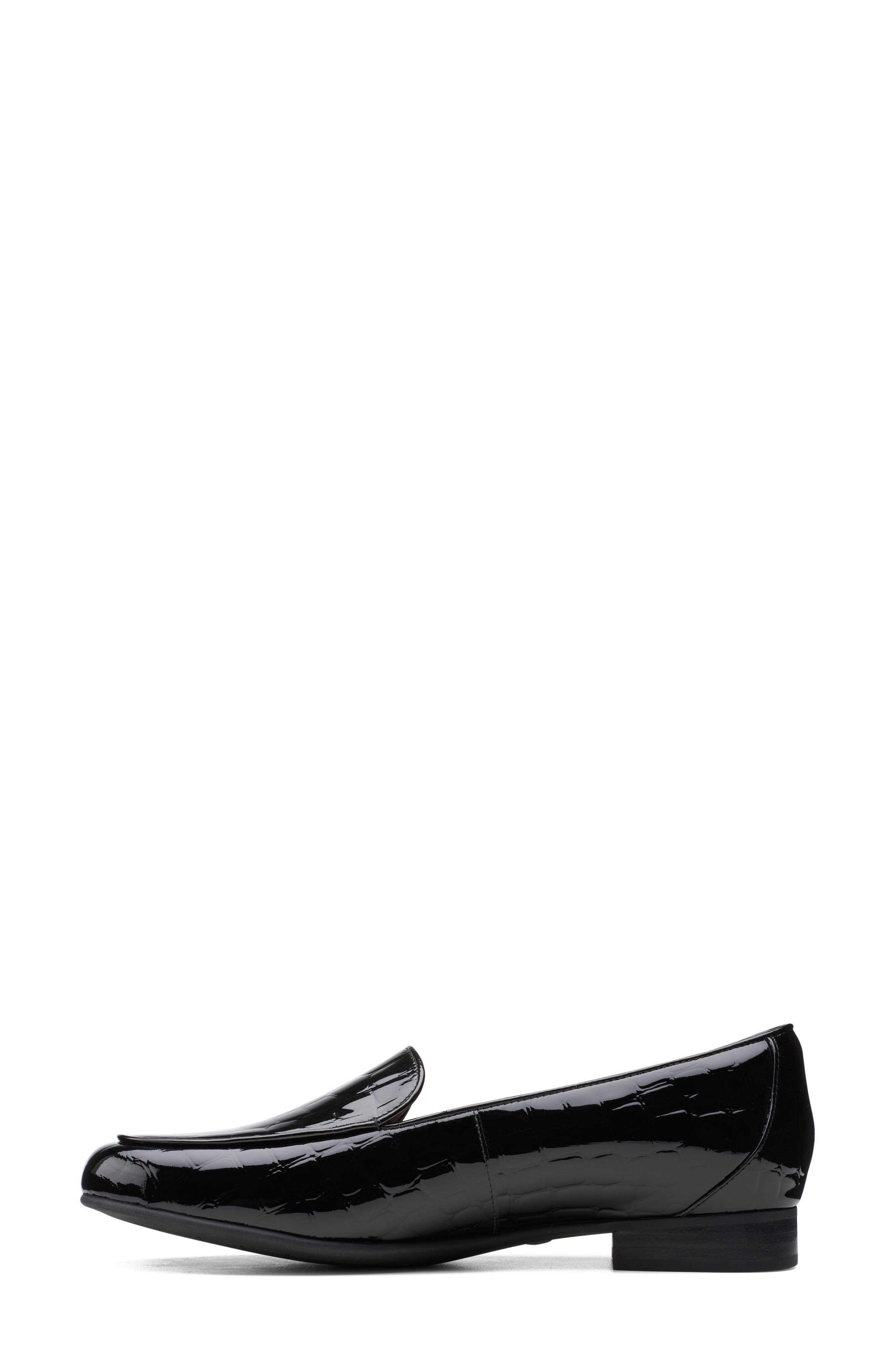 Blush Ease Flat, Alternate, color, BLACK PATENT LEATHER