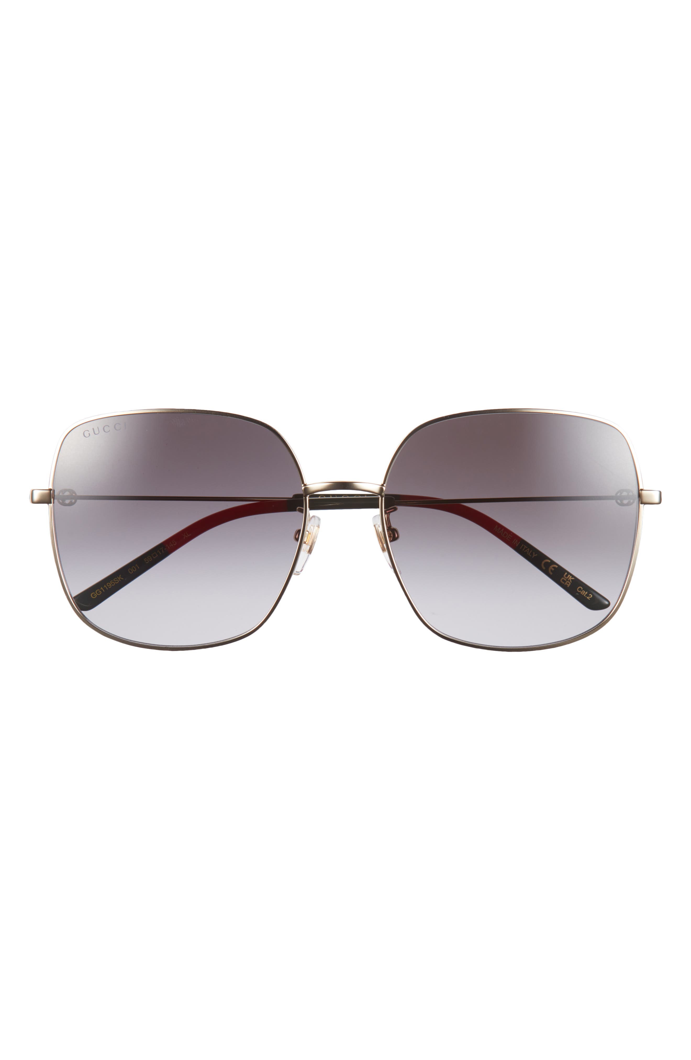 Gucci 59mm Square Sunglasses