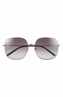 Gucci 59mm Square Sunglasses