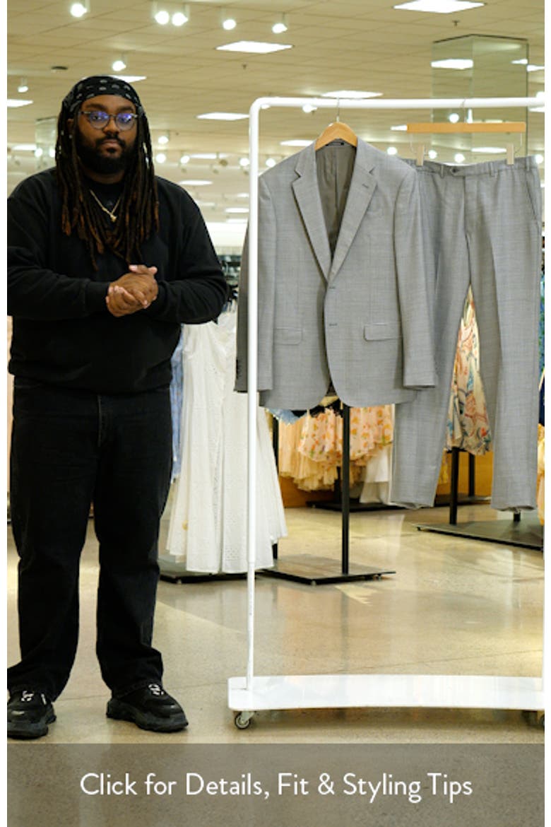 Light Grey Melange Virgin Wool Suit video