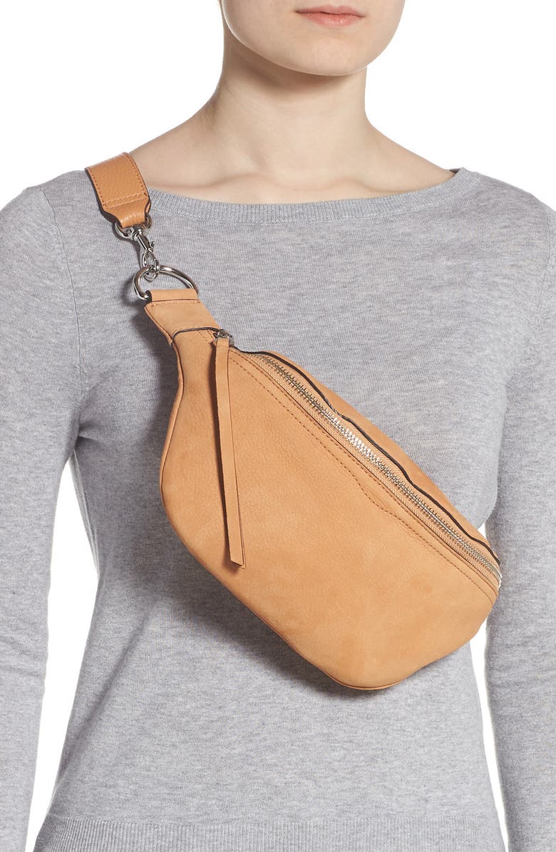 Rebecca Minkoff Bree Leather Belt Bag, Alternate, color,