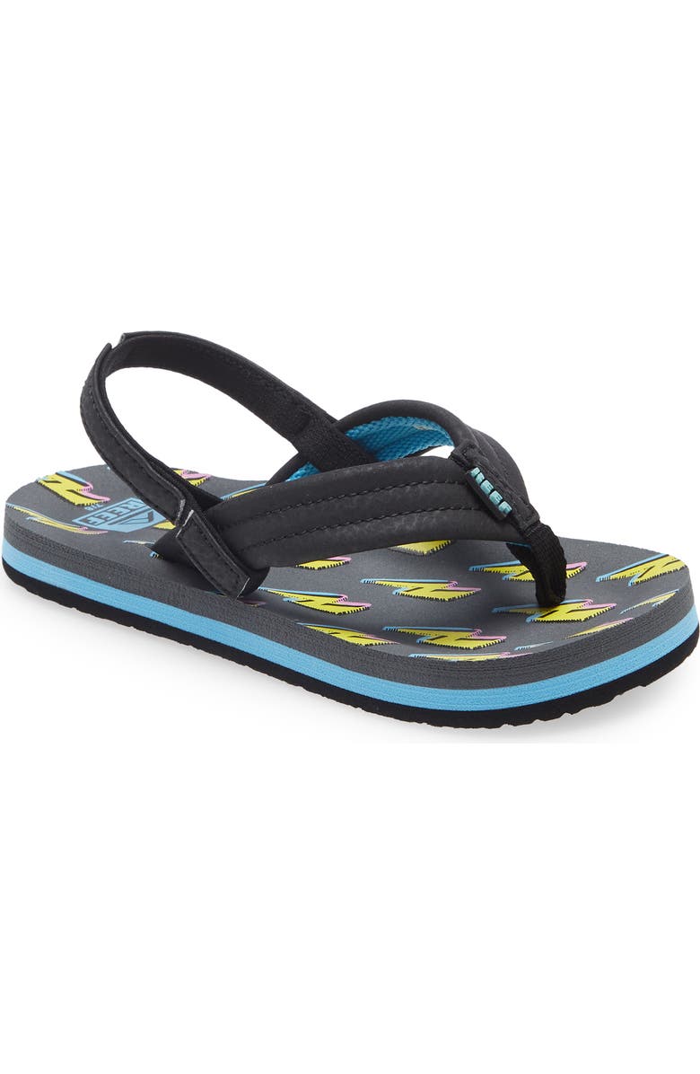 Reef Little Ahi Water Resistant Sandal, Main, color,