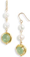 Karine Sultan Freshwater Pearl Drop Earrings