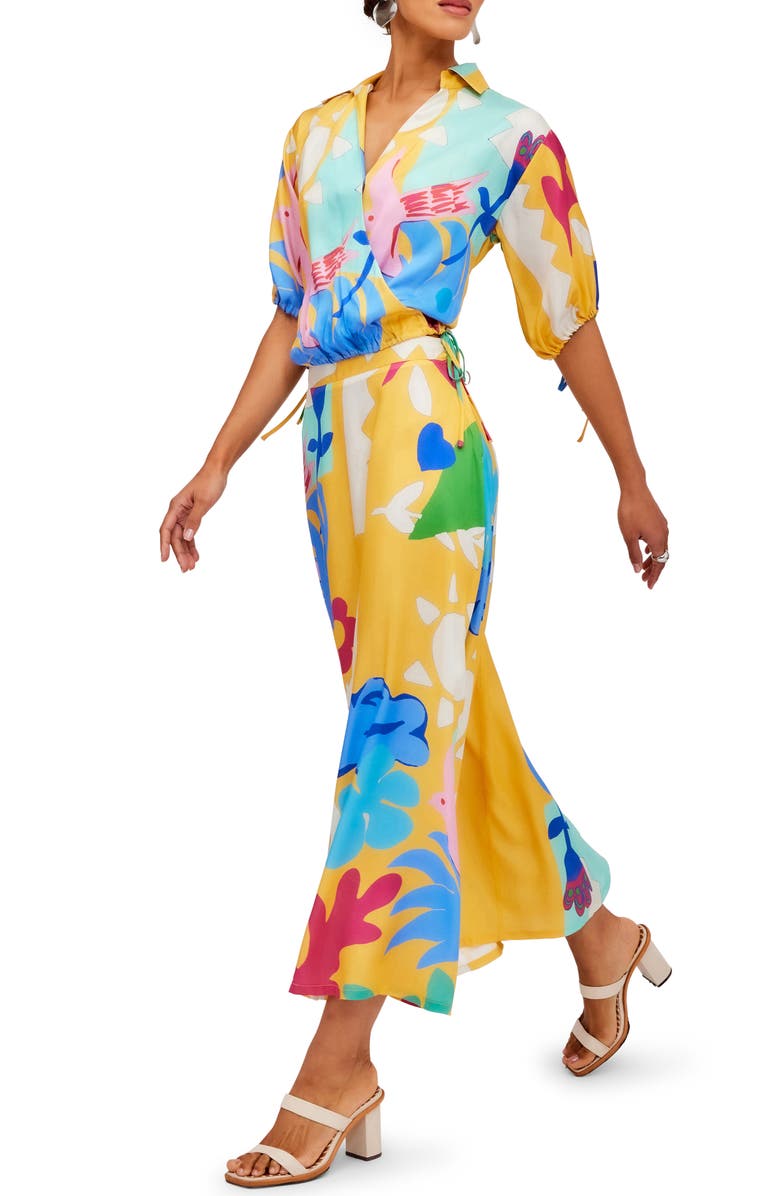 FIFTEEN TWENTY Lexi Printed Maxi Skirt, Alternate, color,