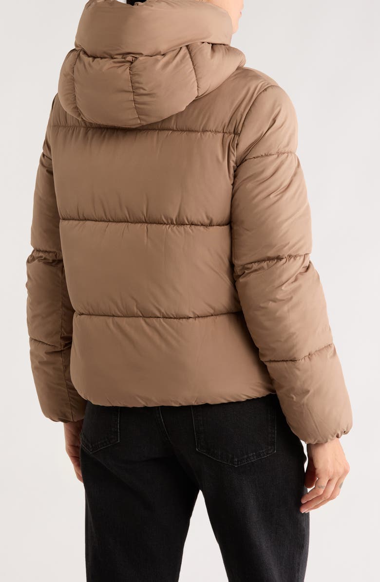 BCBGeneration Cloud Hooded Puffer Jacket, Alternate, color, Truffle