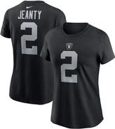Nike Women's Nike Ashton Jeanty Black Las Vegas Raiders 2025 NFL Draft First Round Pick Name & Number T-Shirt