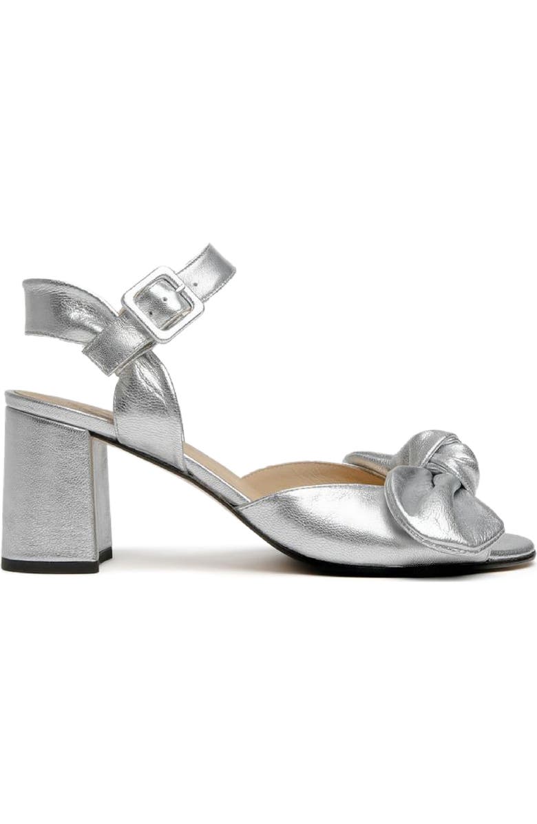 Penelope Chilvers Minnie Ankle Strap Sandal, Main, color, Silver