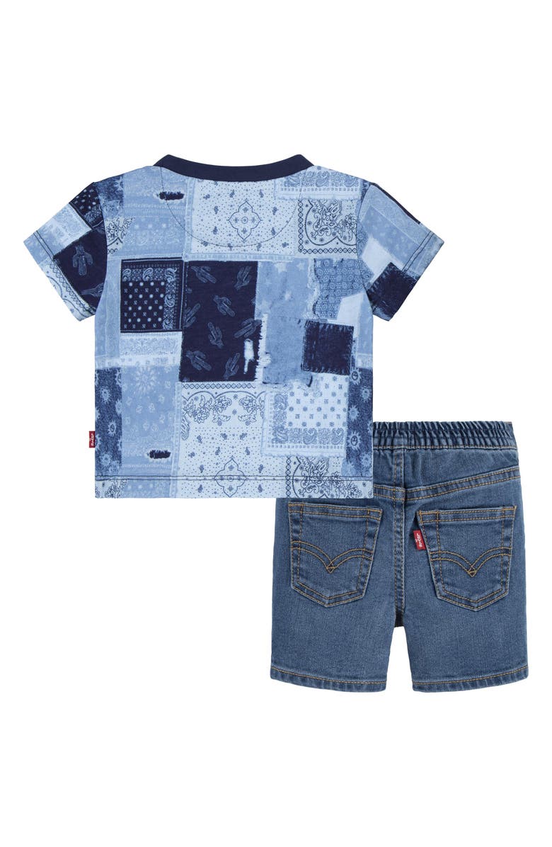 Levi's<sup>®</sup> Patchwork Graphic T-Shirt & Shorts, Alternate, color, 