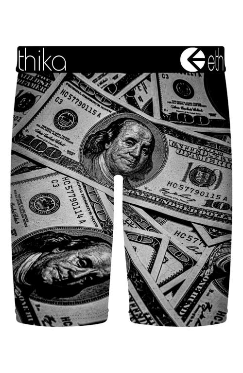 Ethika Kids' Munyun $100 Print Boxer Briefs In Multi