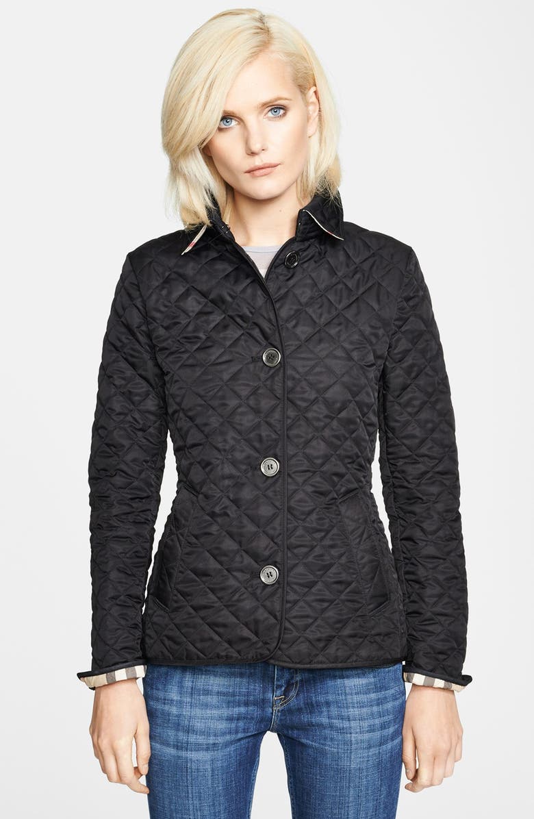 Burberry Brit 'Copford' Quilted Jacket, Alternate, color, 