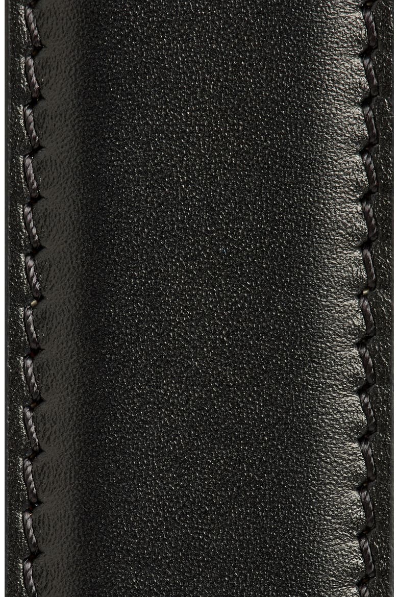 Lucca Leather Belt, Alternate, color, BLACK