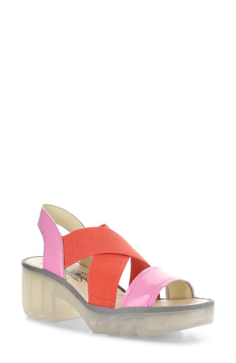 Taji Platform Slingback Sandal (Women)