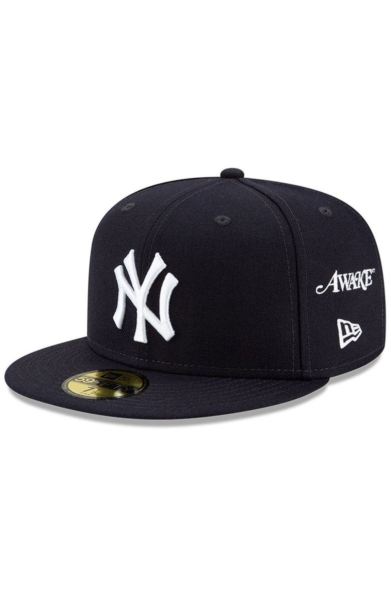 New Era x Awake Men's New Era Navy New York Yankees MLB x Awake 2.0 Subway Series 59FIFTY Fitted Hat, Alternate, color, 