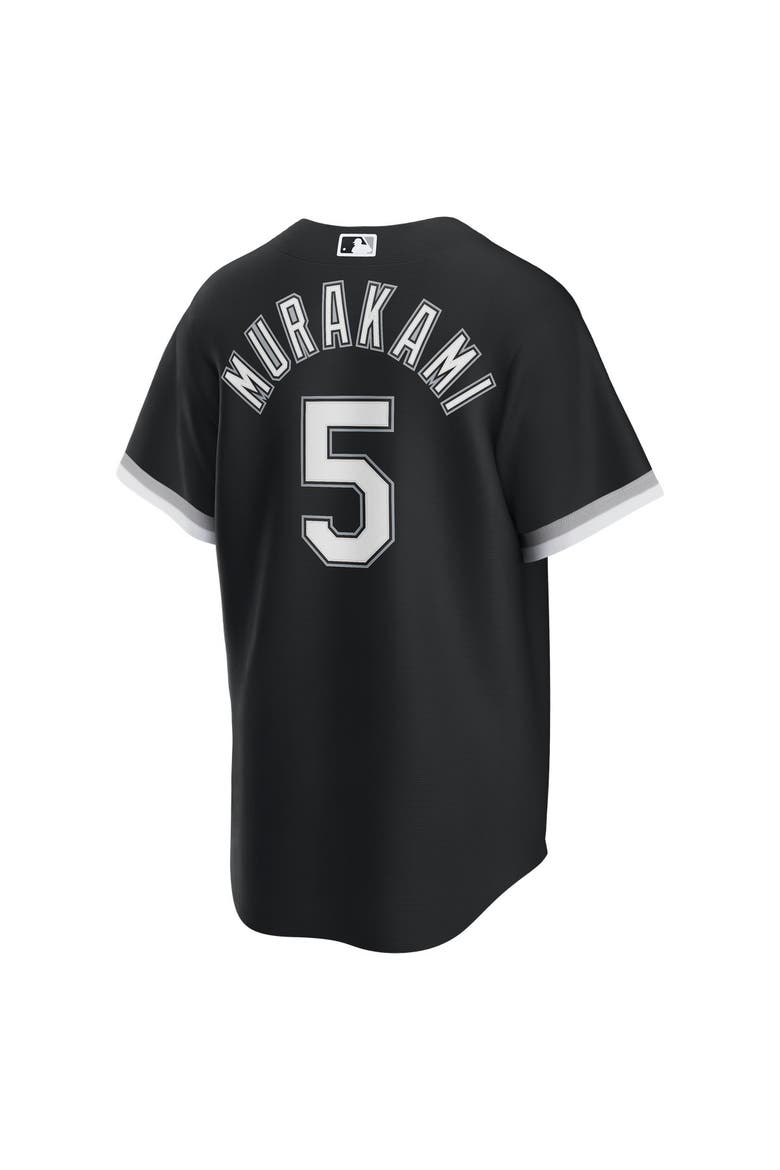 Men's Nike Munetaka Murakami Black Chicago White Sox Alternate Replica Jersey, Alternate, color, Black
