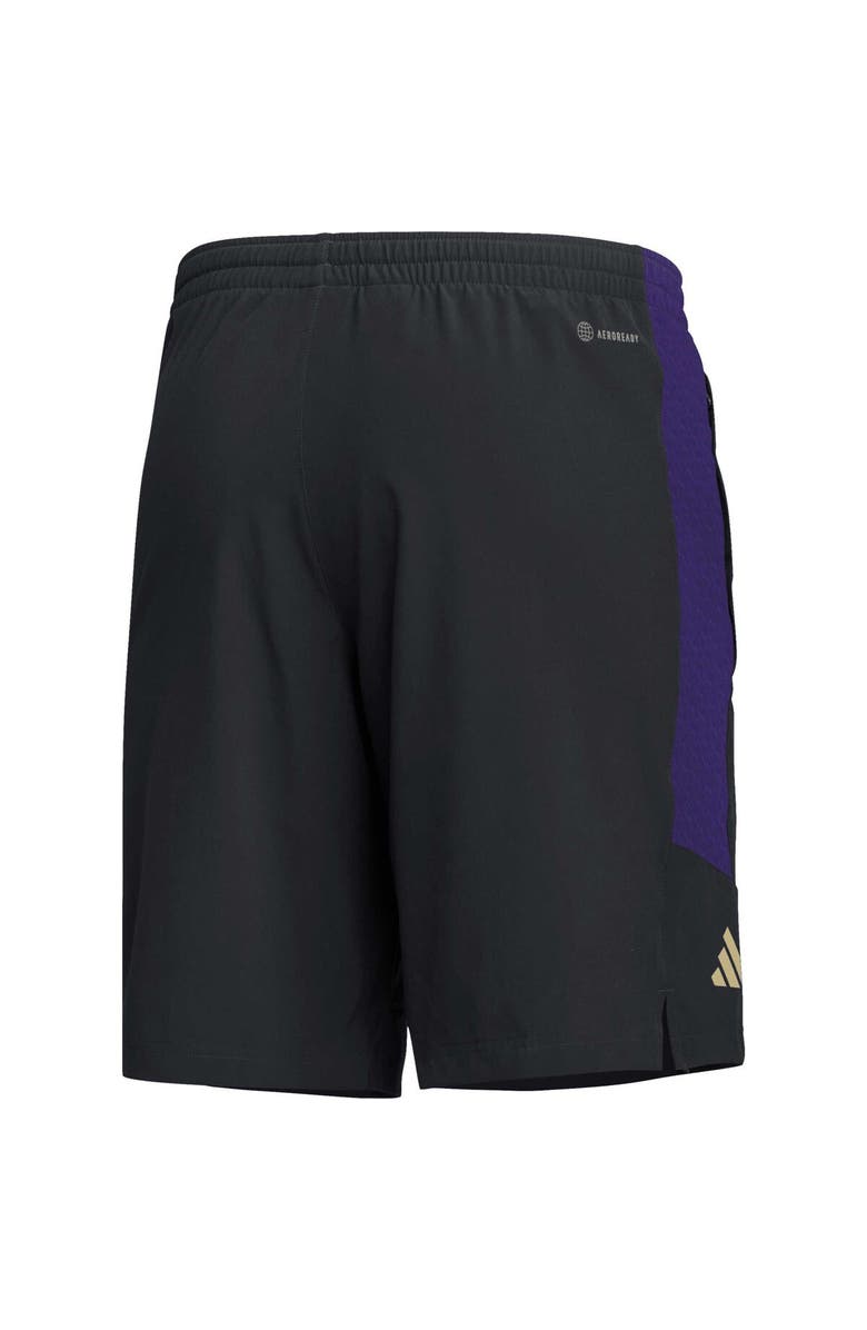 adidas Men's adidas Black Washington Huskies AEROREADY Shorts, Alternate, color,