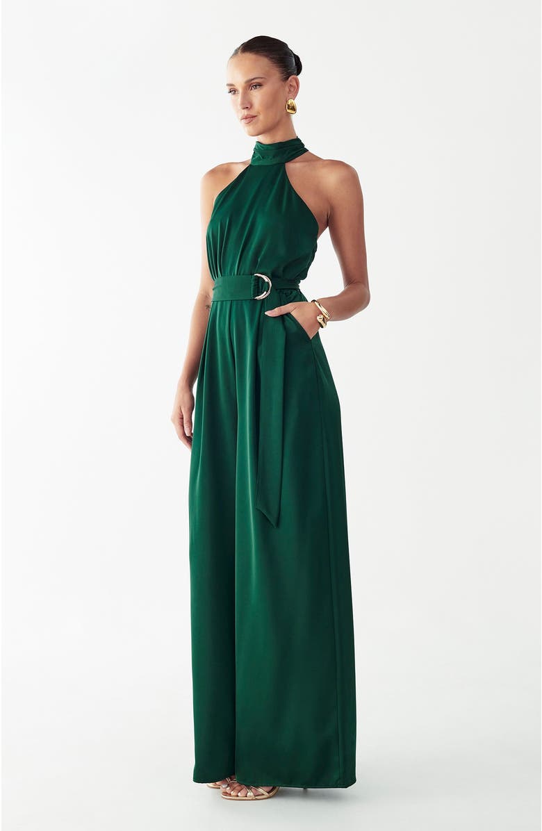 BWLDR Crest Jumpsuit, Alternate, color, Emerald