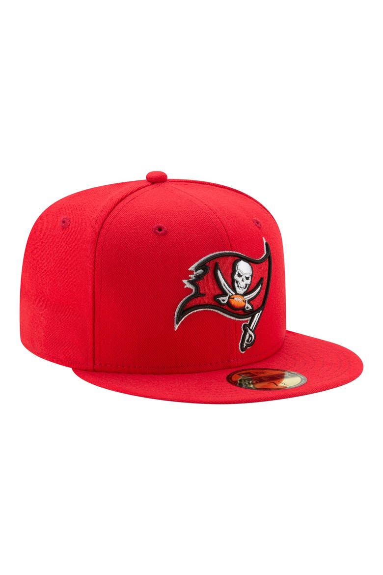 Men's New Era Red Tampa Bay Buccaneers 59FIFTY Fitted Hat, Alternate, color, Red