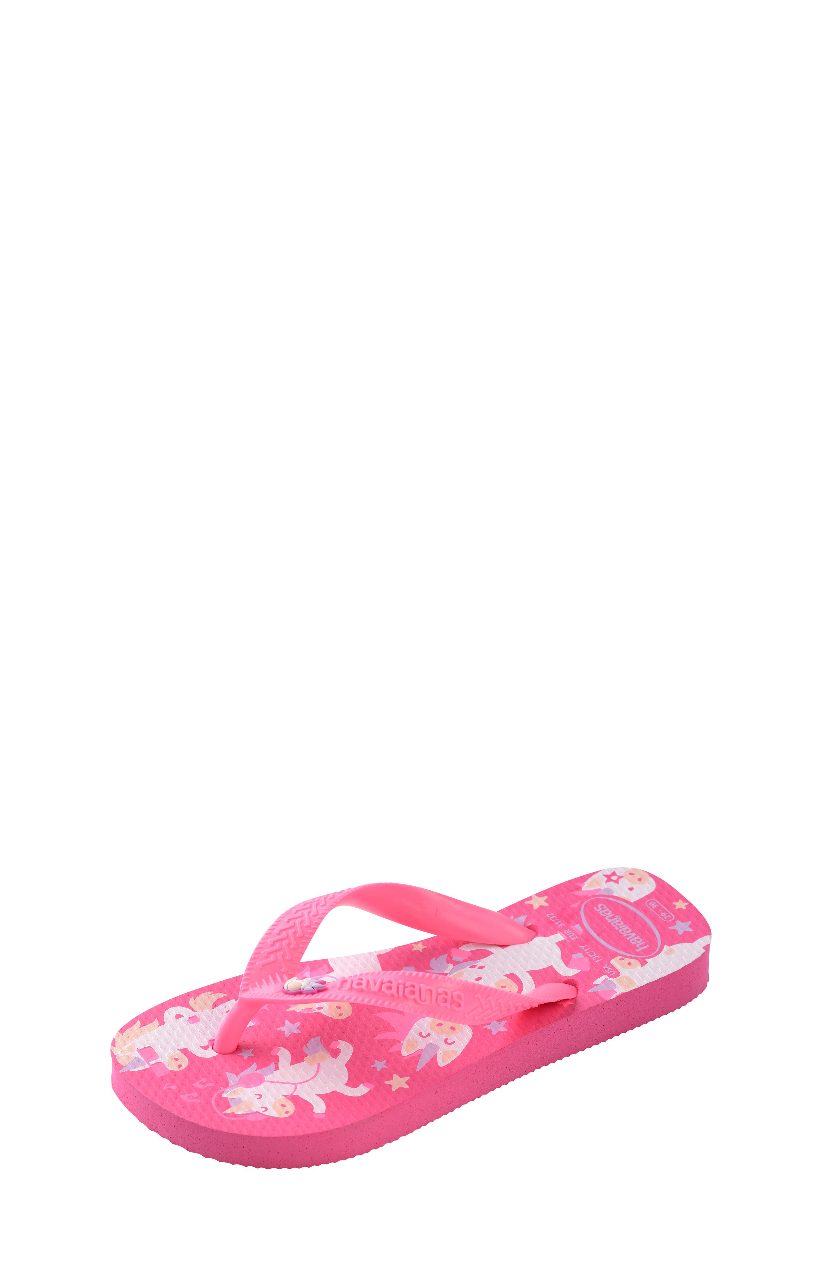 Havaianas Kids' Fantasy Flip Flop, Alternate, color, Pink Flux