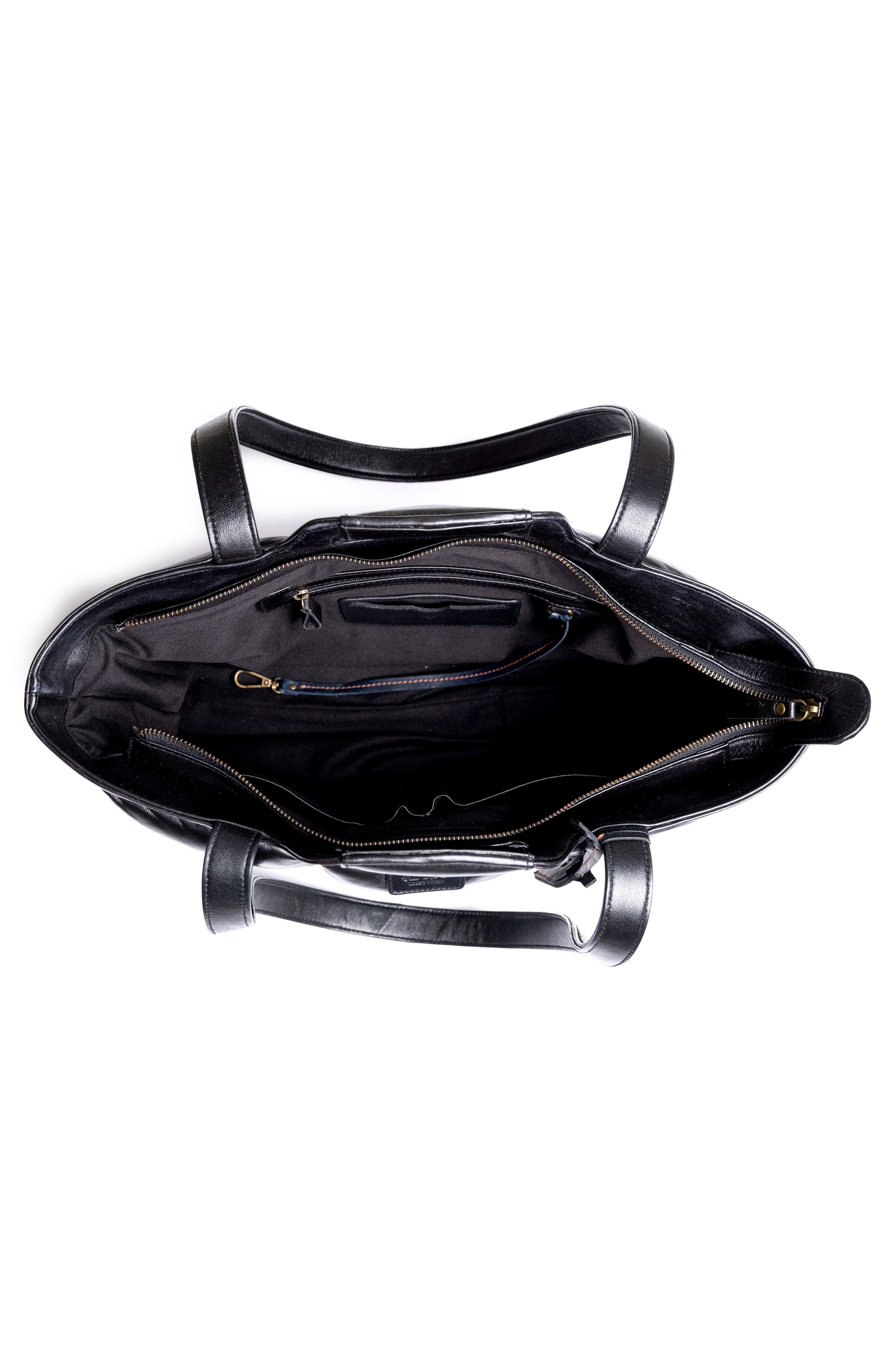 OLD TREND Puff Clover Leather Tote Bag, Alternate, color, 