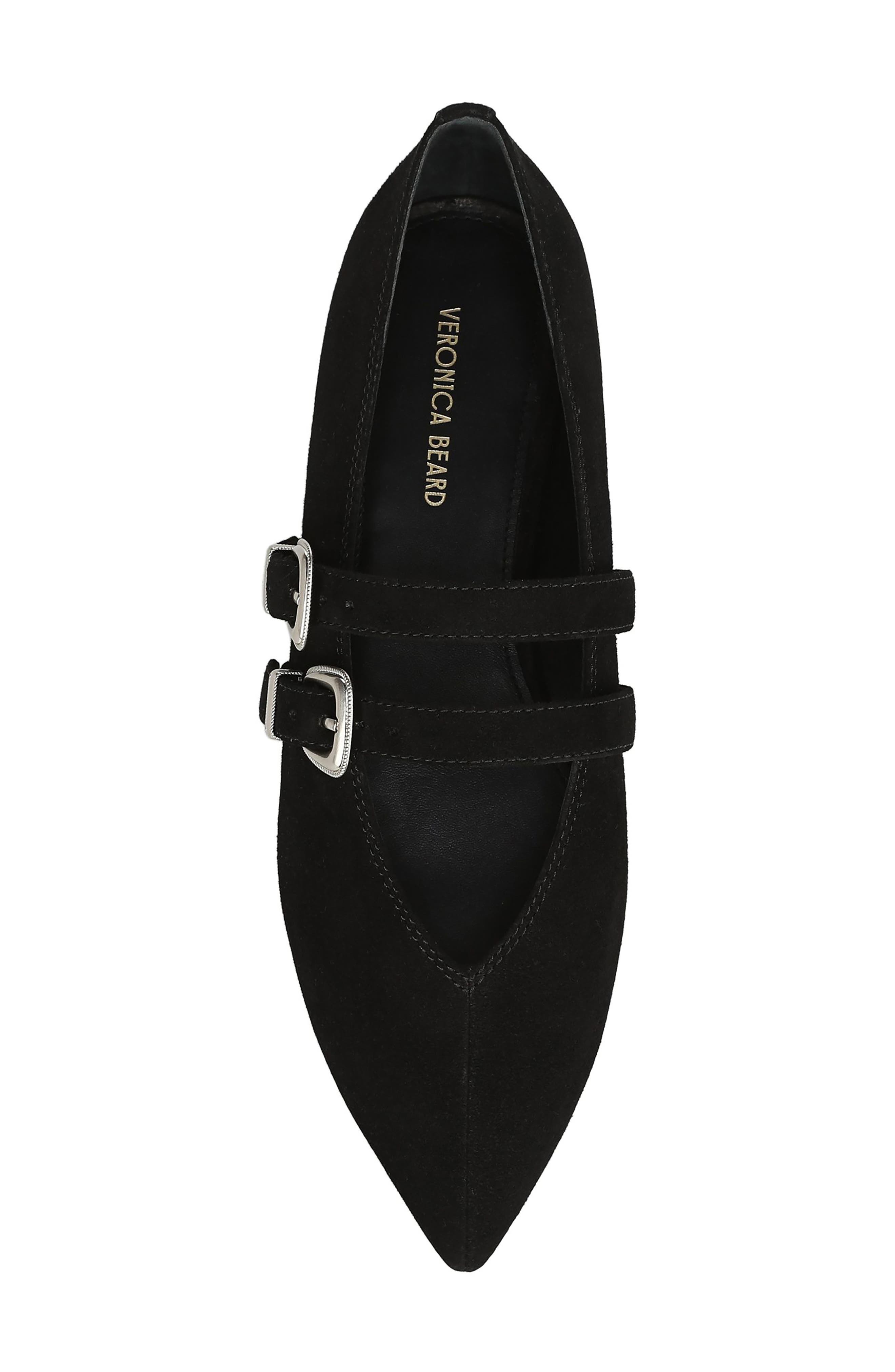 Veronica Beard Bancroft Pointed Toe Mary Jane Flat, Alternate, color, 