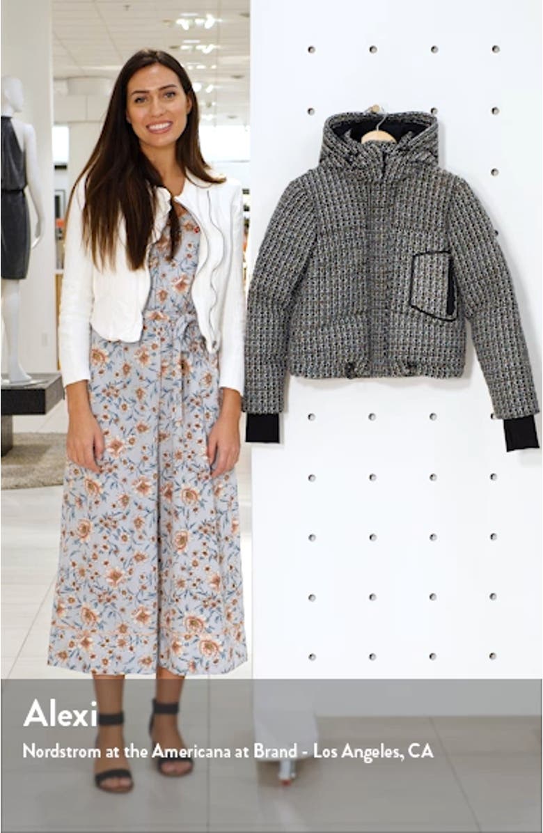 Crop Bouclé Puffer Jacket, sales video thumbnail