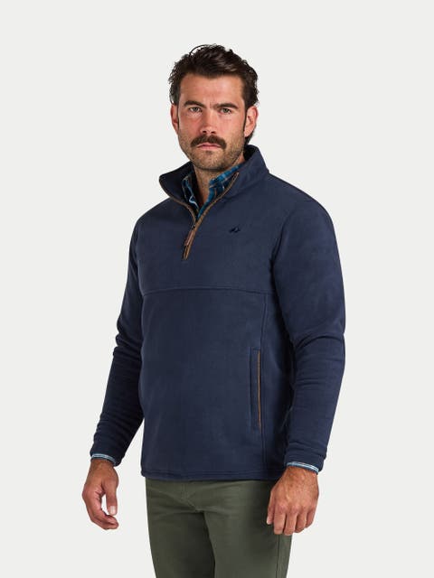 Quarter Zip Fleece Sweatshirt