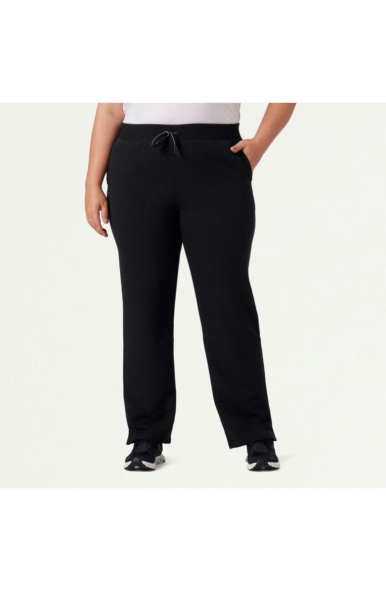 JAANUU Xenos Women's 5-Pocket Classic Mid-Rise Scrub Pant, Alternate, color, Black