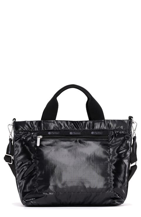 Small Convertible Zip Top Tote Bag