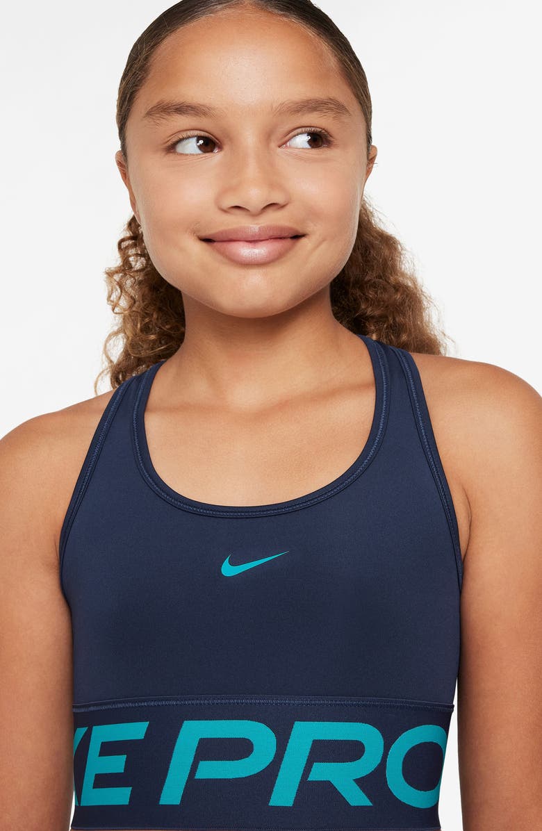Nike Kids' Pro Racerback Sports Bra, Alternate, color, 