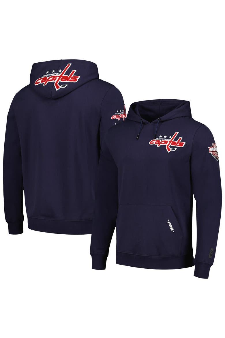 Men's Pro Standard Navy Washington Capitals Classic Pullover Hoodie, Main, color, Navy