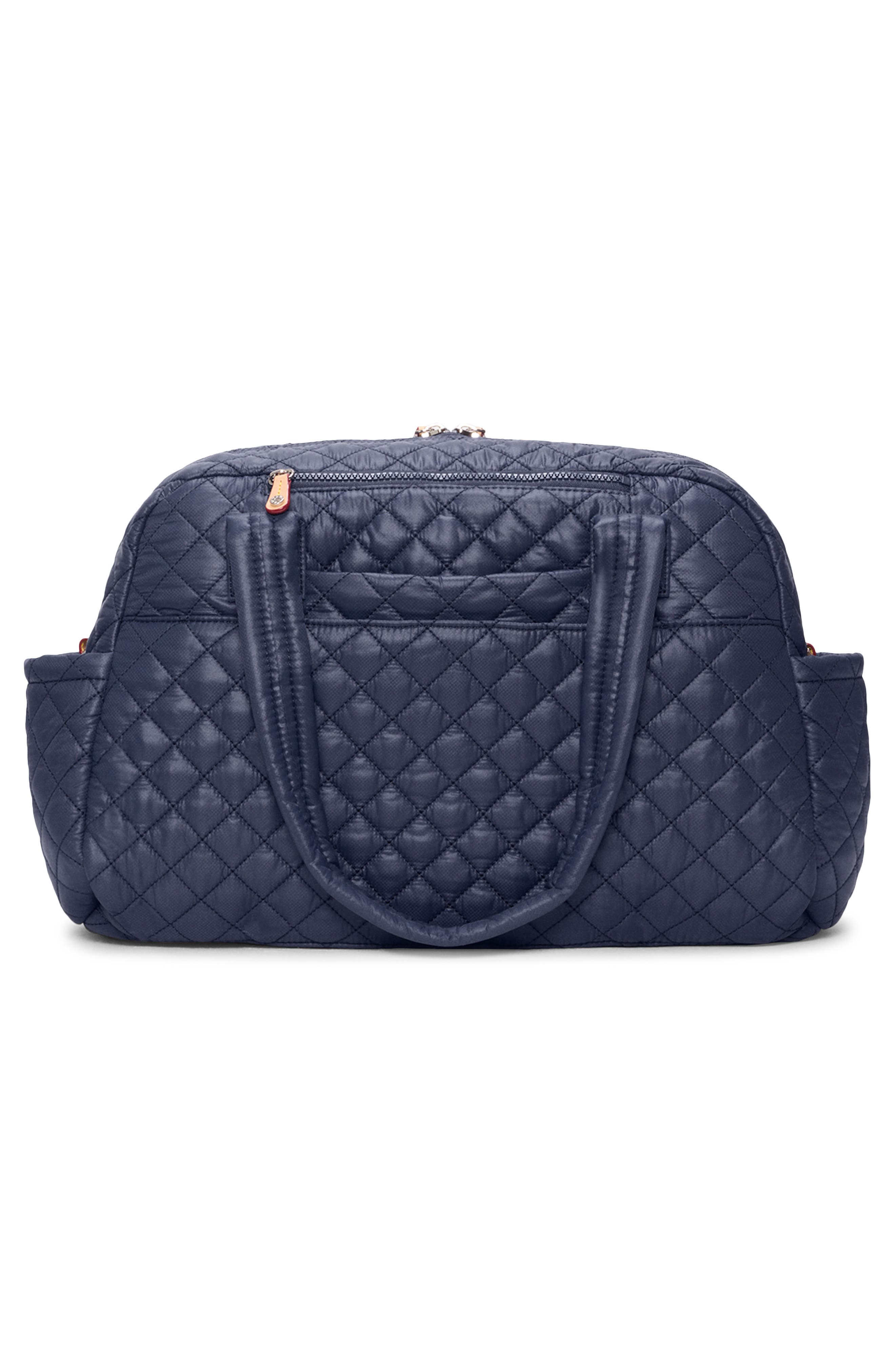 MZ Wallace Jimmy Deluxe II Quilted Nylon Duffle Bag, Alternate, color, Dawn