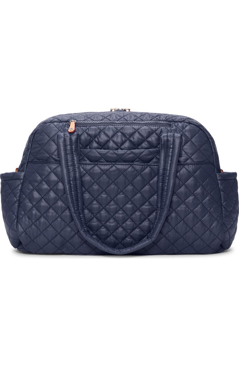 MZ Wallace Jimmy Deluxe II Quilted Nylon Duffle Bag, Alternate, color, Dawn