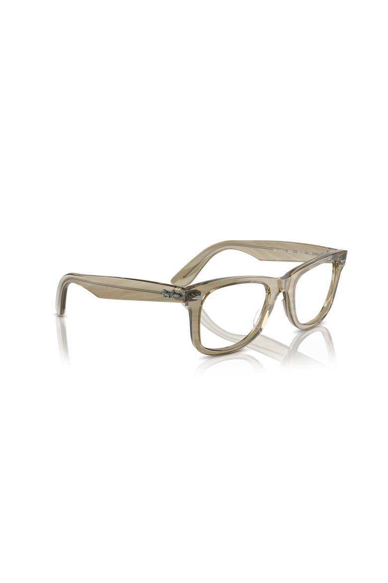 50mm Square optical glasses, Alternate, color, Grey