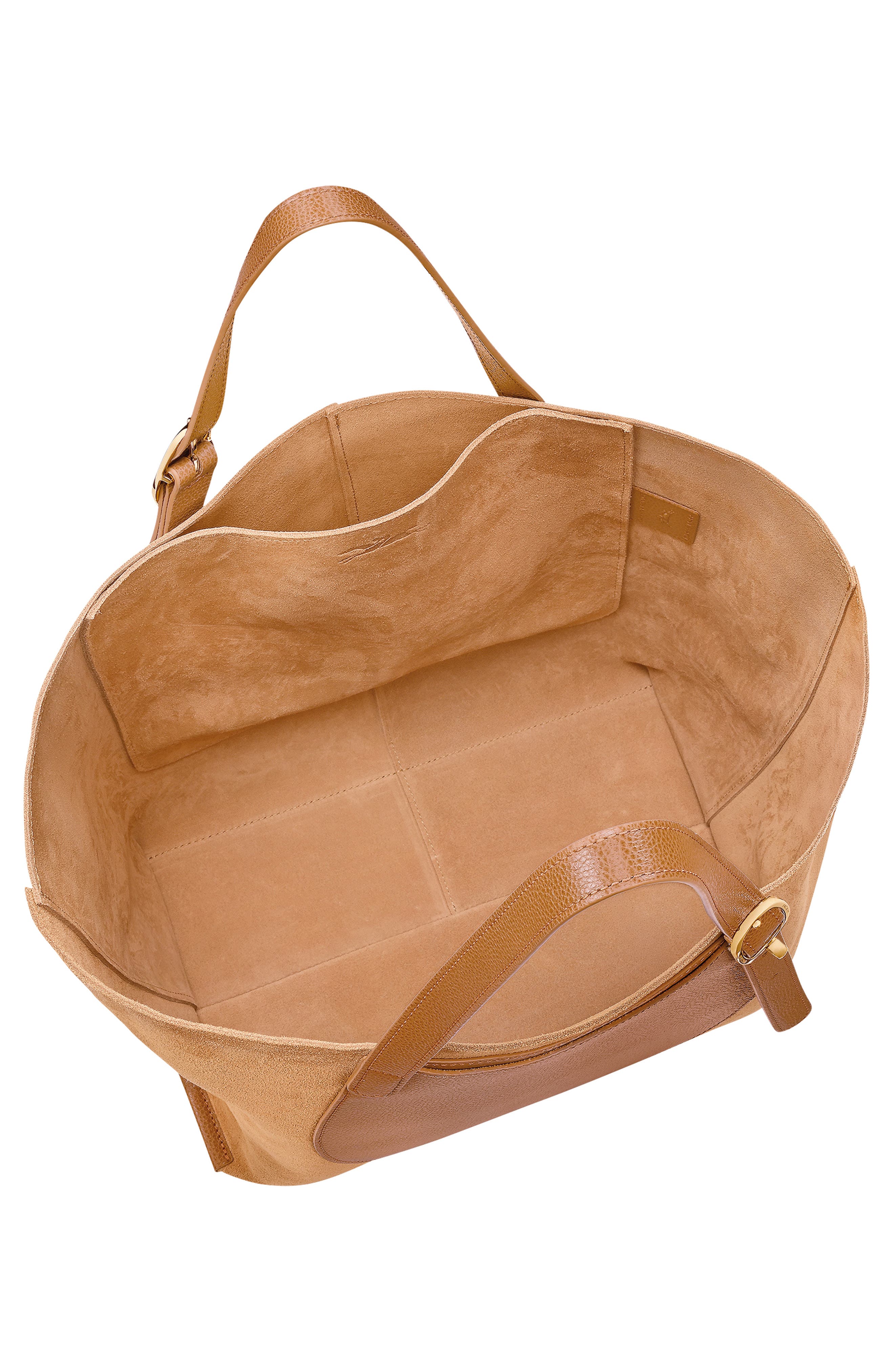 Complice Soft Leather Open Tote, Alternate, color, PECAN