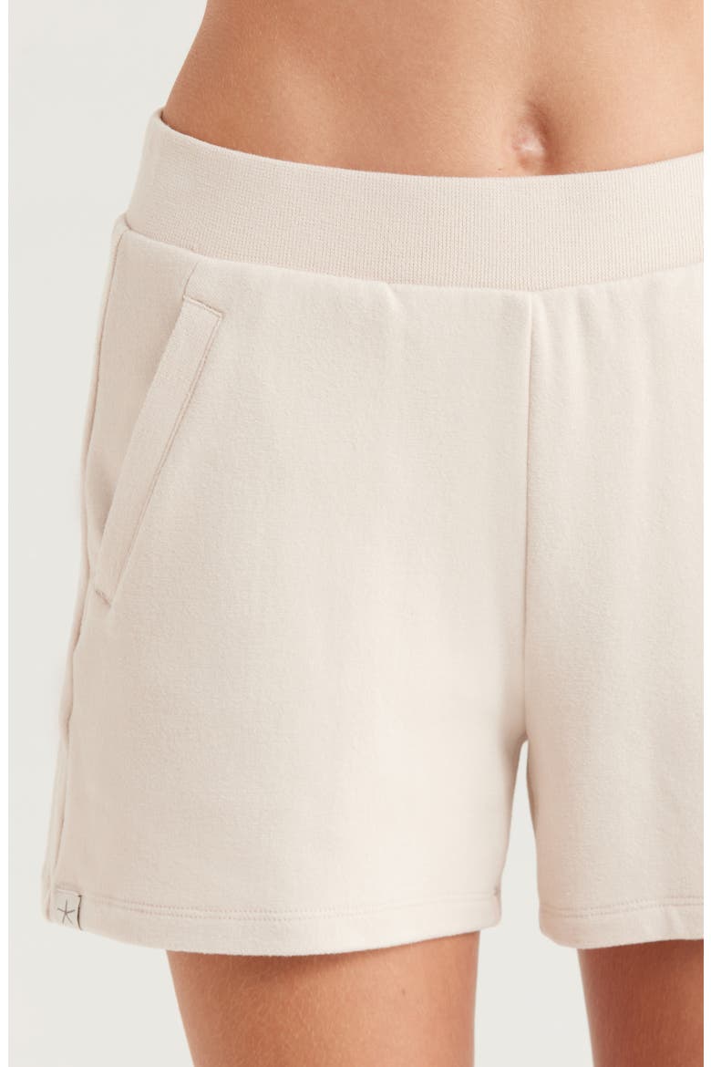 Malibu Brushed Fleece Pajamas, Alternate, color, STONE