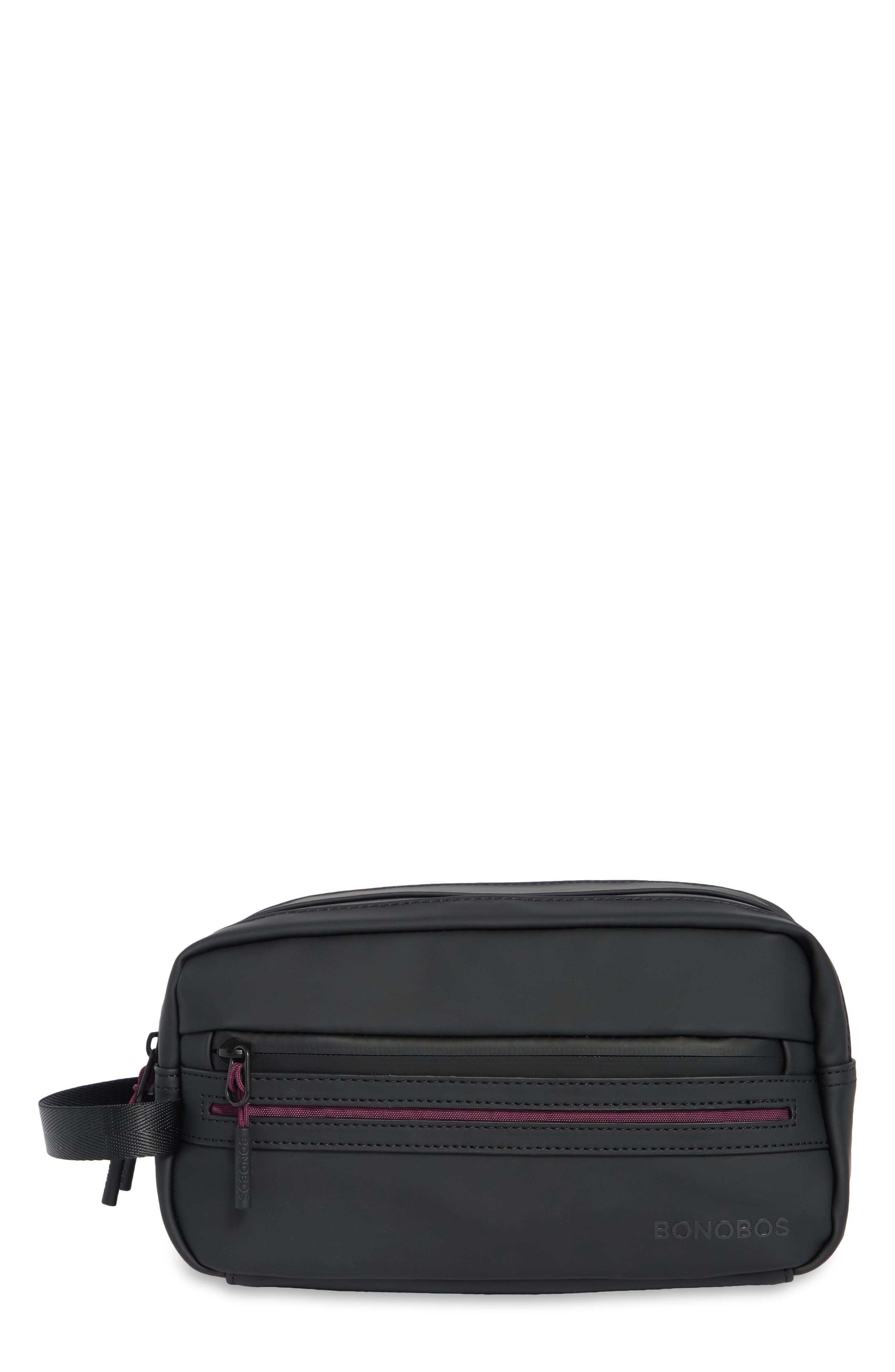 Faux Leather Dopp Kit