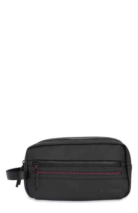 Faux Leather Dopp Kit