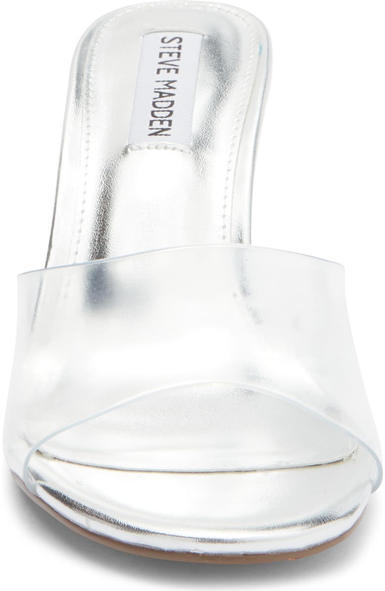 Steve Madden Stormi Wedge Slide Sandal, Alternate, color, Clear