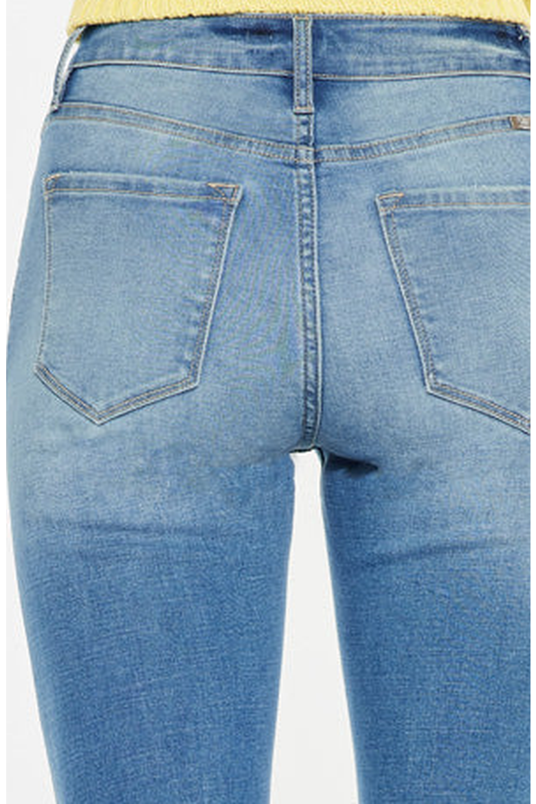 Diana Essentials High Rise Slim Straight Jeans, Alternate, color, Medium Wash