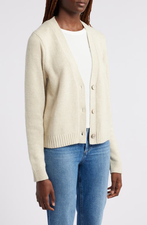 Wyeth Harriet Wool Blend Cardigan In Oatmeal