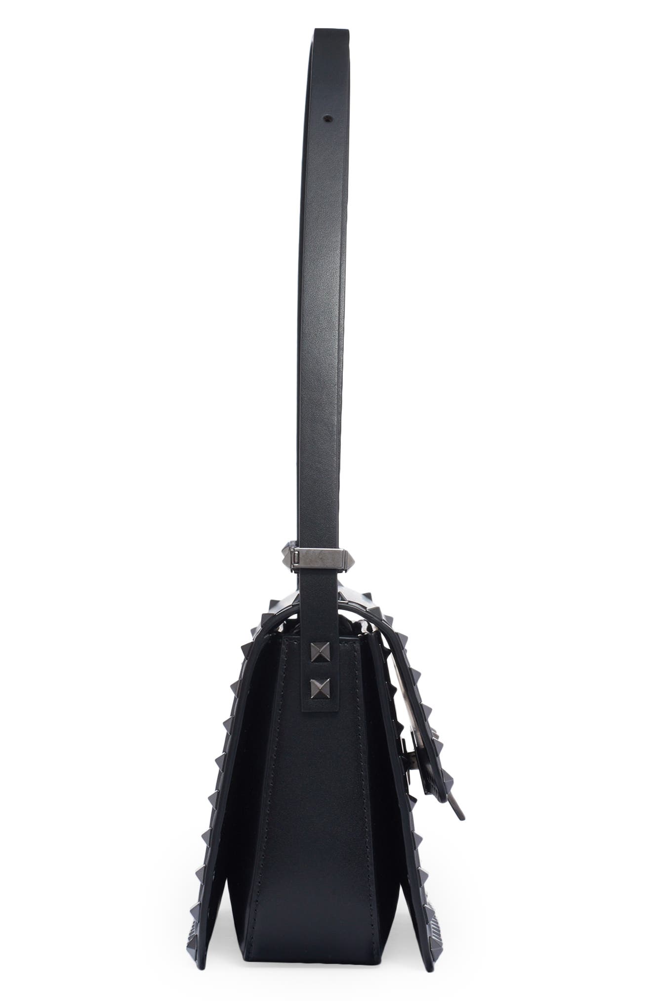 Valentino Garavani Rockstud23 Leather Shoulder Bag, Alternate, color, 